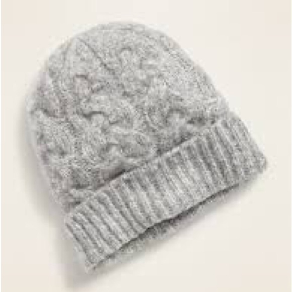Old Navy beanie hat New w/o tag black or gray color acrylic and wool materiall